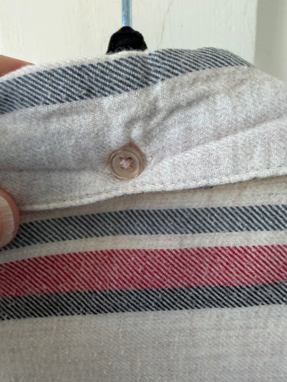 Donna Karan XL Striped flannel Nightshirt - Picture 5 of 6